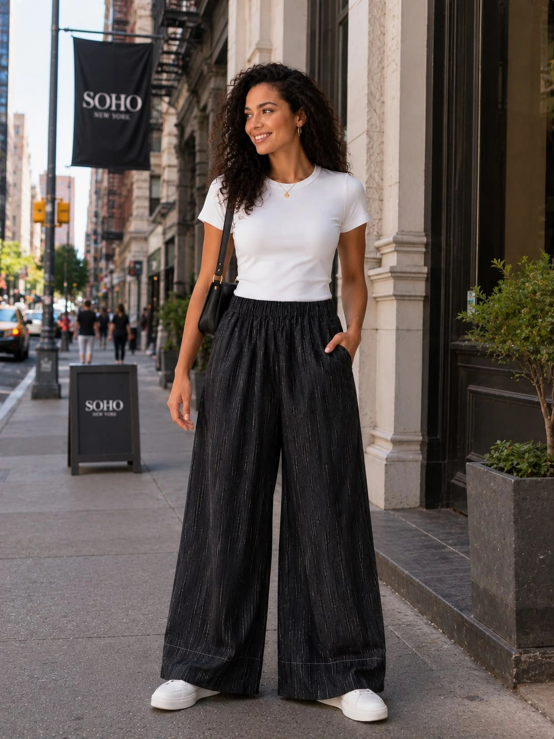 Linen Wide Leg Panst