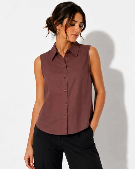 Sleeveless Blouse