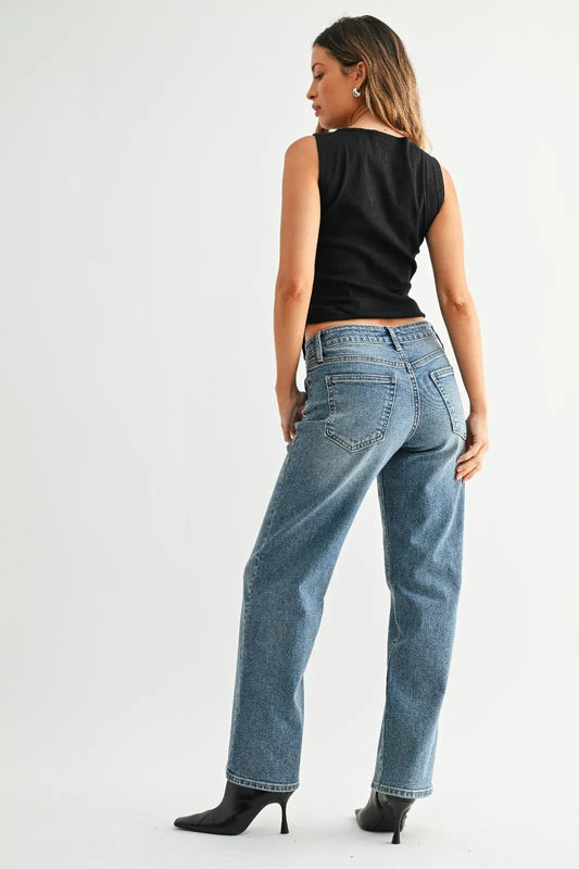 LOOSENLOW RISE STRETCH STRAIGHT PANS